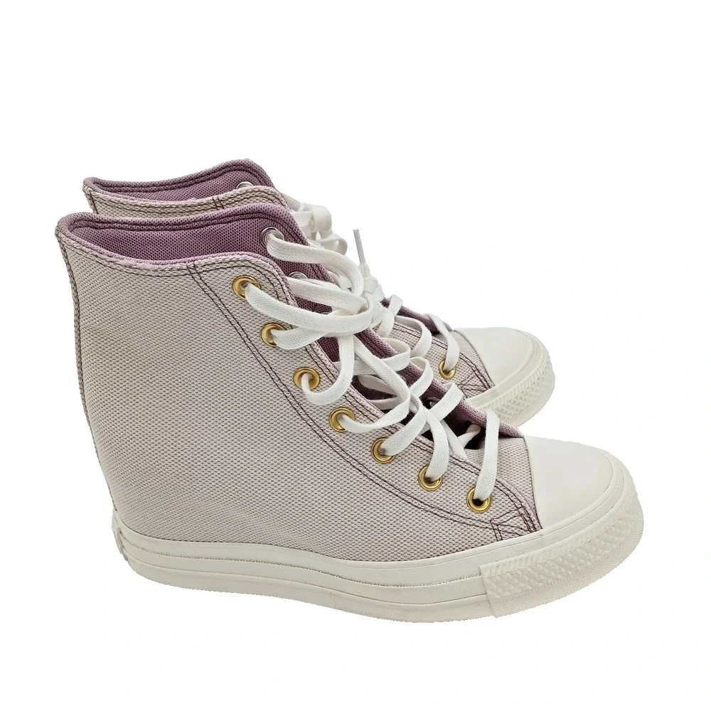 Converse Chuck Taylor All Star Wedge Platform Gold‎ A12763C Woman's Size 8